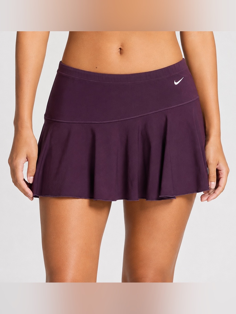Vintage Y2K Nike Dri-FIT Purple Asymmetrical Tennis Skirt Size L-12/14